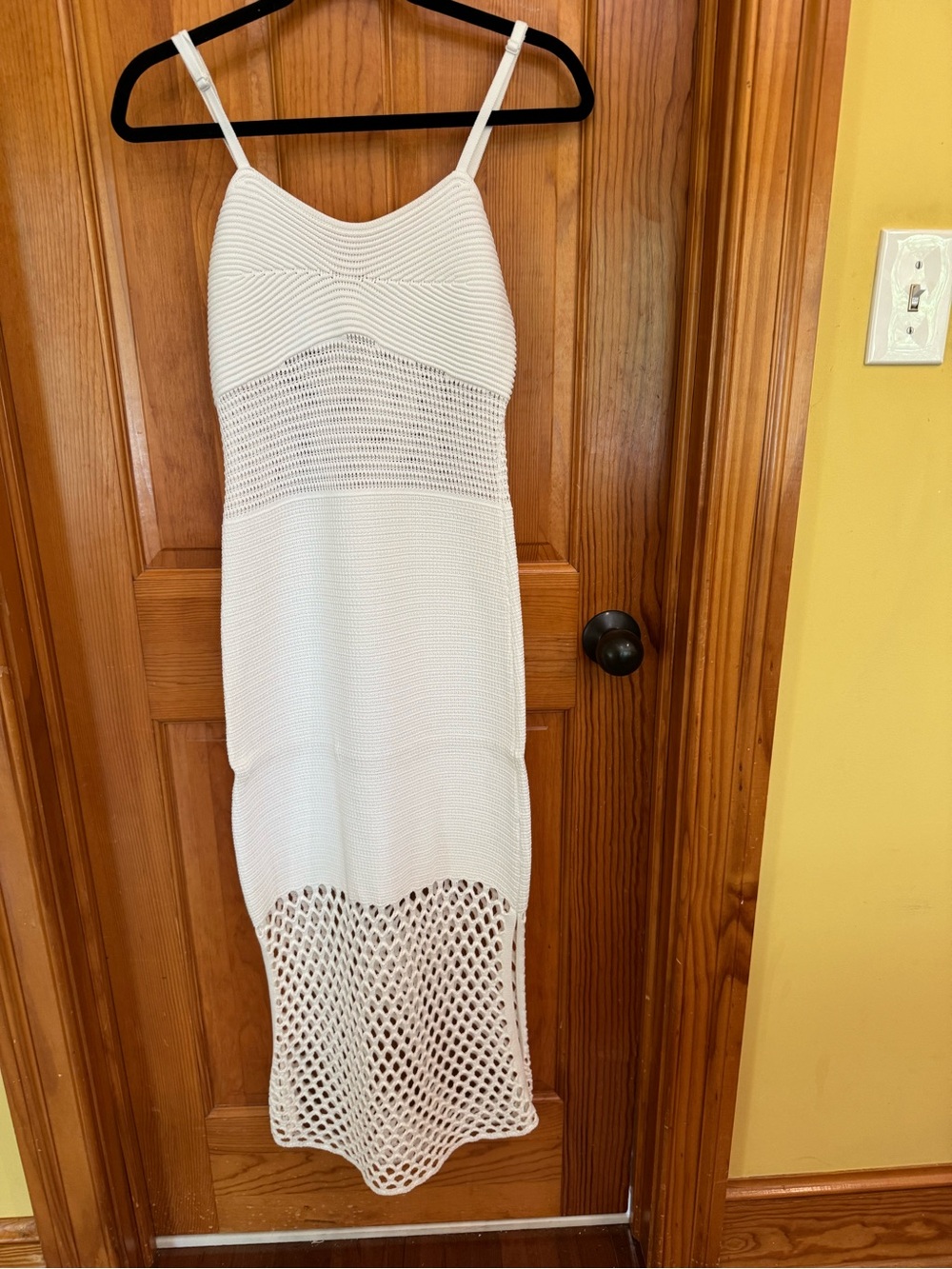 House of Harlow white knit dress NWT